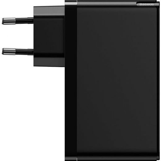 Швидка зарядка для ноутбука/смартфону/планшета Baseus GaN Mini Quick Charger 120W Black (CCGAN-J01)