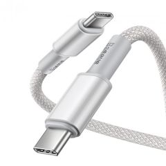 Кабель Baseus High Density Braided Type-C to Type-C 100W 2m White (CATGD-A02)