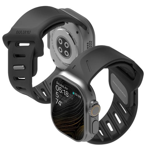 Ремінець Aulumu OA02 Offbeat Sport Band Black для Apple Watch 49мм | 46мм | 45мм | 44мм