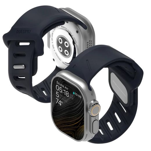 Ремінець Aulumu OA02 Offbeat Sport Band  Dark Blue для Apple Watch 49мм | 46мм | 45мм | 44мм