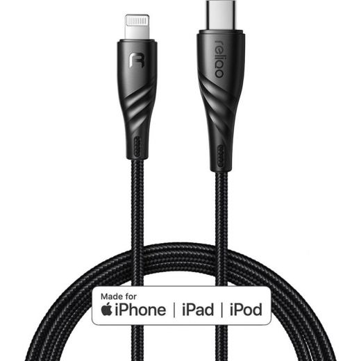 Кабель Mcdodo Reliqo USB-C to Lightning Black 1.2m (RCA-625)