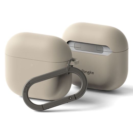 Силіконовий чохол з карабіном Ringke Silicone Stone для AirPods 4 (2024)