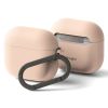 Силиконовый чехол с карабином Ringke Silicone Pink Sand для AirPods 4 (2024)