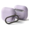 Силиконовый чехол с карабином Ringke Silicone Light Purple для AirPods 4 (2024)