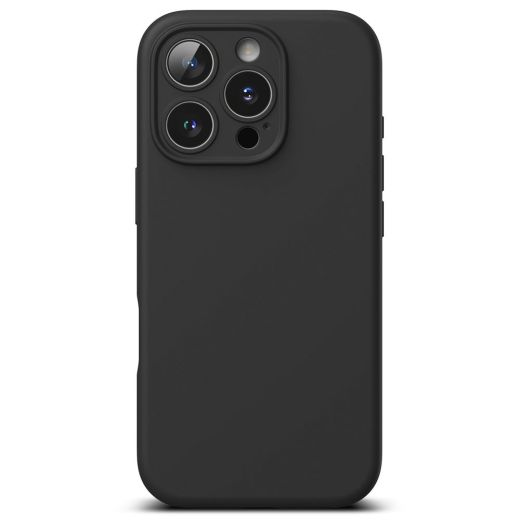 Силиконовый чехол Ringke Silicone Magnetic Black для iPhone 16 Pro