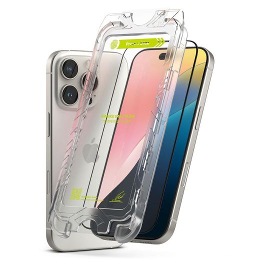 Защитное стекло Ringke Easy Slide 2 шт. Black для iPhone 16 Pro Max