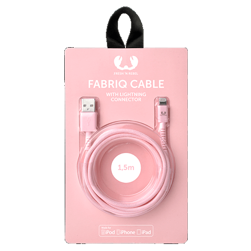 Кабель Fresh 'N Rebel Fabriq Lightning Cable 1,5m Cupcake (2LCF150CU)