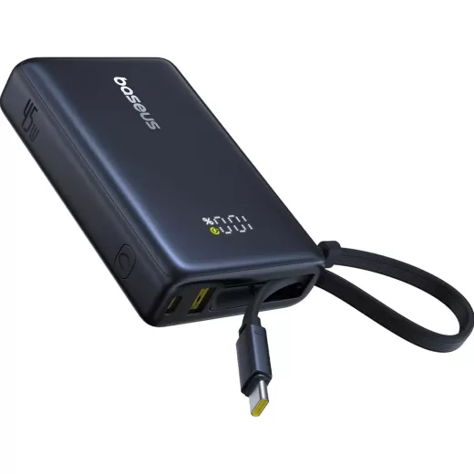 Повербанк Baseus PicoGo Digital Display Power Bank 10000 mAh 45W Black (P10076803123-00)