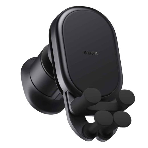 Держатель для телефона в машину Baseus Stable Gravitational Car Mount Air (Air Outlet Version) Black (SUWX020001)