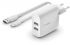 Зарядное устройство Belkin Home Charger White with Type-C cable (WCE002VF1MWH) Зарядное устройство Belkin Home Charger White with Type-C cable (WCE002VF1MWH)