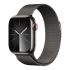 Смарт-часы Apple Watch Series 9 GPS + LTE 41mm Graphite Stainless Steel Case with Graphite Milanese Loop (MRJA3)