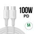 Кабель UGREEN US300 Type-C 2.0 Male to Type-C 2.0 Male 5A Date Cable 1m White (60551) Кабель UGREEN US300 Type-C 2.0 Male to Type-C 2.0 Male 5A Date Cable 1m White (60551)