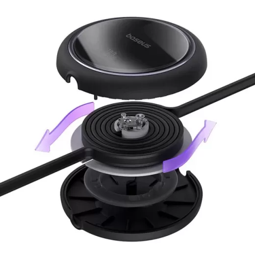 Кабель Baseus Free2Draw Mini Retractable Charging Type-C to Type-C 100W 1m Black (P10364500111-00)