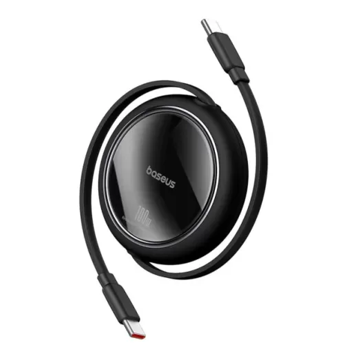 Кабель Baseus Free2Draw Mini Retractable Charging Type-C to Type-C 100W 1m Black (P10364500111-00)