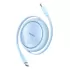 Кабель Baseus Free2Draw Mini Retractable Charging Type-C to Type-C 100W 1м Blue (P10364500311-00) Кабель Baseus Free2Draw Mini Retractable Charging Type-C to Type-C 100W 1м Blue (P10364500311-00)