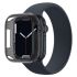 Чехол AMAZINGthing Quartz Drop Proof Black Clear для Apple Watch 9 | 8 | 7  45mm (ATS7QP45BC)