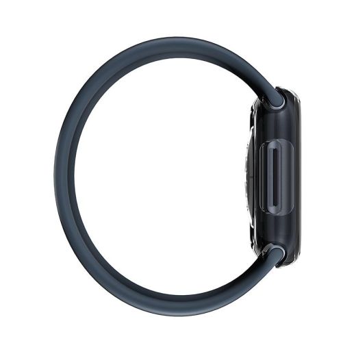 Чехол AMAZINGthing Quartz Drop Proof Black Clear для Apple Watch 9 | 8 | 7  41mm (ATS7QP41BC)