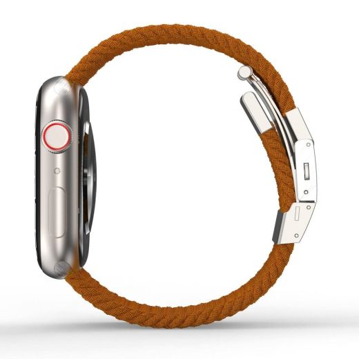 Ремешок AMAZINGthing Titan Weave Brown для Apple Watch 45mm | 44mm | 42mm  (ATS7TW45BN)