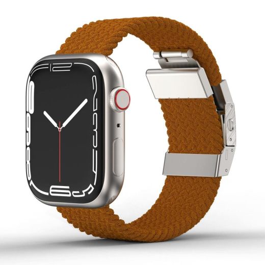 Ремінець AMAZINGthing Titan Weave Brown для Apple Watch 42mm | 41mm | 40mm | 38mm (ATS7TW41BN)