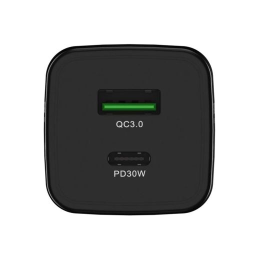 Швидка зарядка AMAZINGthing EU PD 30W QC 3.0 Speed Pro Black (EUPD30WB)