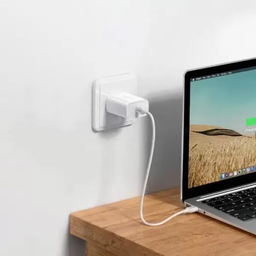 Зарядка Ugreen CD127 USB Type-C PD 30W White