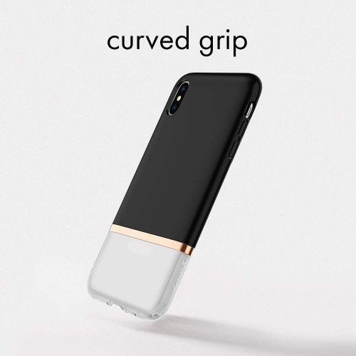 Чохол Spigen La Manon Jupe Milk Black для iPhone XS Max