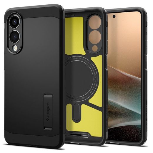 Чохол Spigen Tough Armor AI (MagFit) Black для Samsung Galaxy S25 Edge (ACS09422)