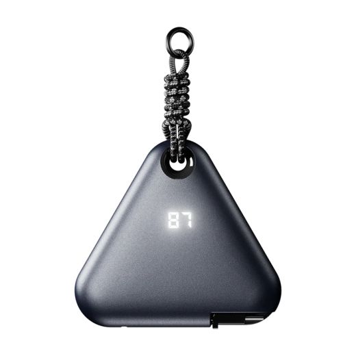 Повербанк MChaos Wearable Power Bank with Carabiner and Retractable Cable USB-C Stellar Gray