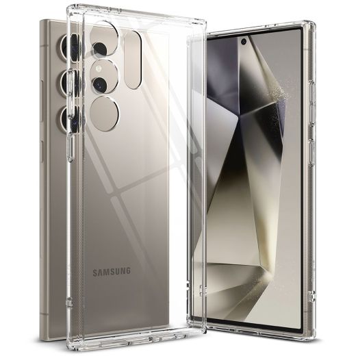 Прозрачный чехол Ringke Fusion Clear для Samsung S24 Ultra