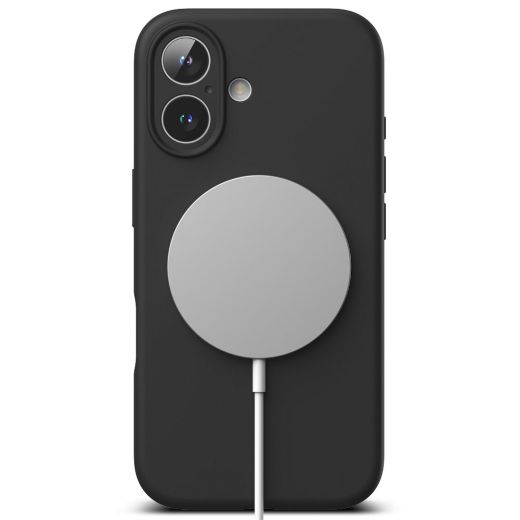 Силіконовий чохол Ringke Silicone Magnetic Black для iPhone 16
