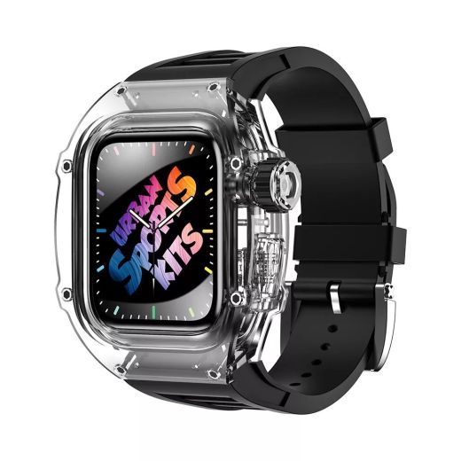 Чохол з ремінцем CasePro Urban Sports Mod Kits Black для Apple Watch 45mm