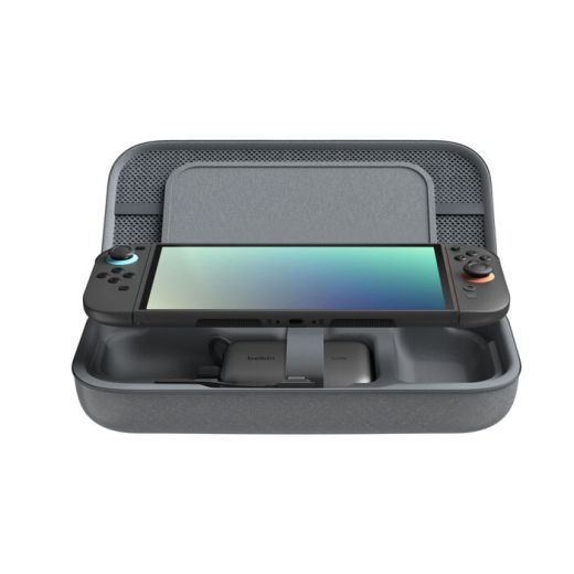 Зарядний чохол Belkin Charging Case Charcoal для Nintendo Switch 2 (ENA001fqCH-V1)