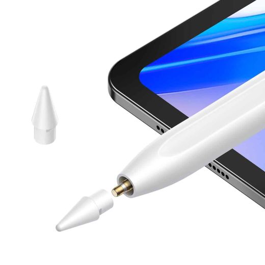 Стилус Baseus Stylus Smooth Writing Stylus with LED Indicators Active White (SXBC060202)