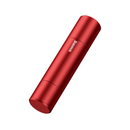 Аварійний автоматичний молоток для розбиття скла з різцем Baseus Safety Hammer Red (CRSFH-09)