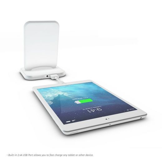 Беспроводная зарядка Zens Stand Aluminium Wireless Charger 10W White (ZESC13W/00)