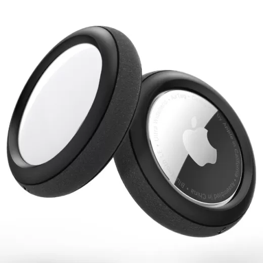 Чохол Spigen Silicon Fit Black (2 Pack) для AirTag (AHP03070)