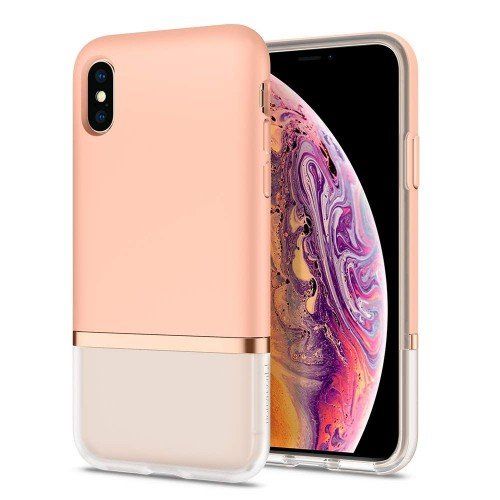 Чохол Spigen La Manon Jupe Milk Peach для iPhone XS Max