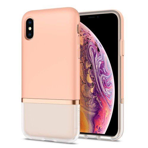 Чехол Spigen La Manon Jupe Milk Peach для iPhone XS Max