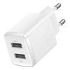 Зарядное устройство Baseus Compact Charger 2U 10.5W White (CCXJ010202)