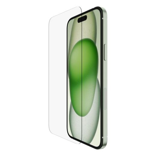 Защитное стекло Belkin TemperedGlass Treated Screen Protector для iPhone 16 Plus | 15 Plus (OVA136zz)
