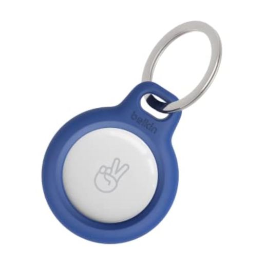 Чехол с кольцом Belkin Secure Holder with Key Ring Blue 2-Pack для AirTag (MSC002btBL)