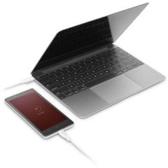 Кабель Macally Cable USB-C to microUSB 2.0 90cm (UC2UMB-W)