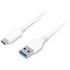 Кабель Macally USB 3.1 Cable to USB-C 90cm (UC3UA3-W)