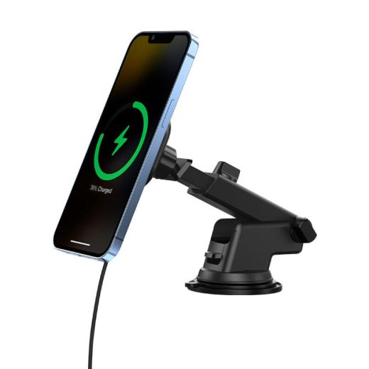 Тримач для телефонів в машину AMAZINGthing Speed Max Car Charger Windshield (SPRO15WGBK)