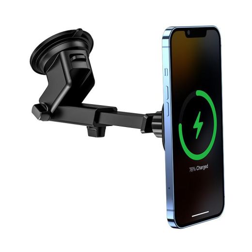 Держатель для телефонов в машину AMAZINGthing Speed Max Car Charger Windshield (SPRO15WGBK)