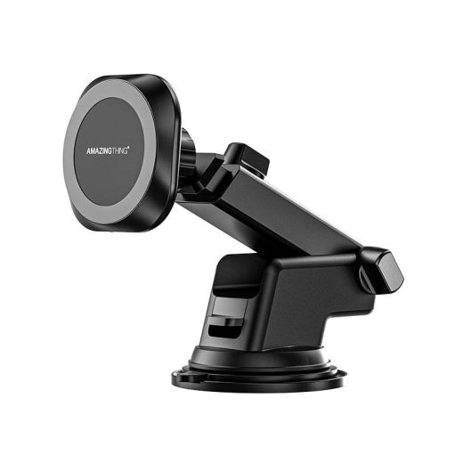 Тримач для телефонів в машину AMAZINGthing Speed Max Car Charger Windshield (SPRO15WGBK)