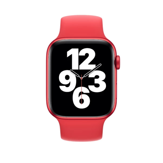 Силиконовый ремешок CasePro Solo Loop Red Size М для Apple Watch 41mm | 40mm | 38mm