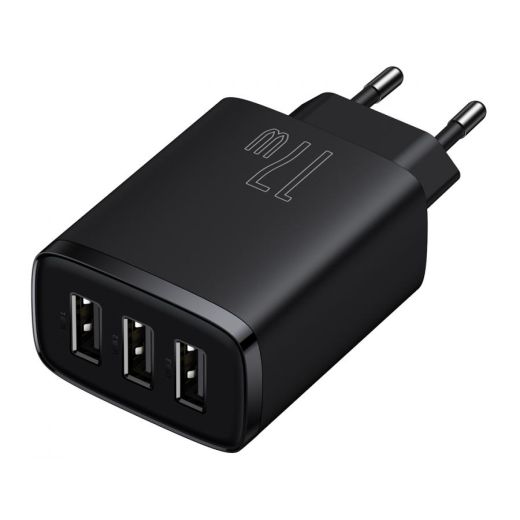 Зарядний пристрій Baseus Compact Charger 17W Black (CCXJ020101)