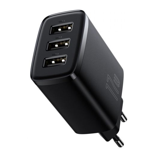 Зарядний пристрій Baseus Compact Charger 17W Black (CCXJ020101)