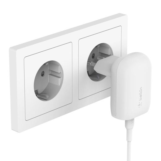 Быстрая зарядка Belkin Home Charger 30W White (WCA005VFWH)